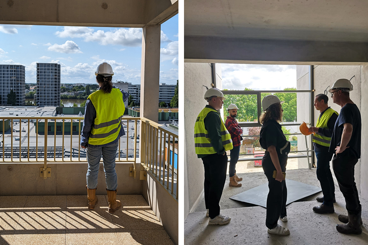 agence DLW : visite de chantiers en cours