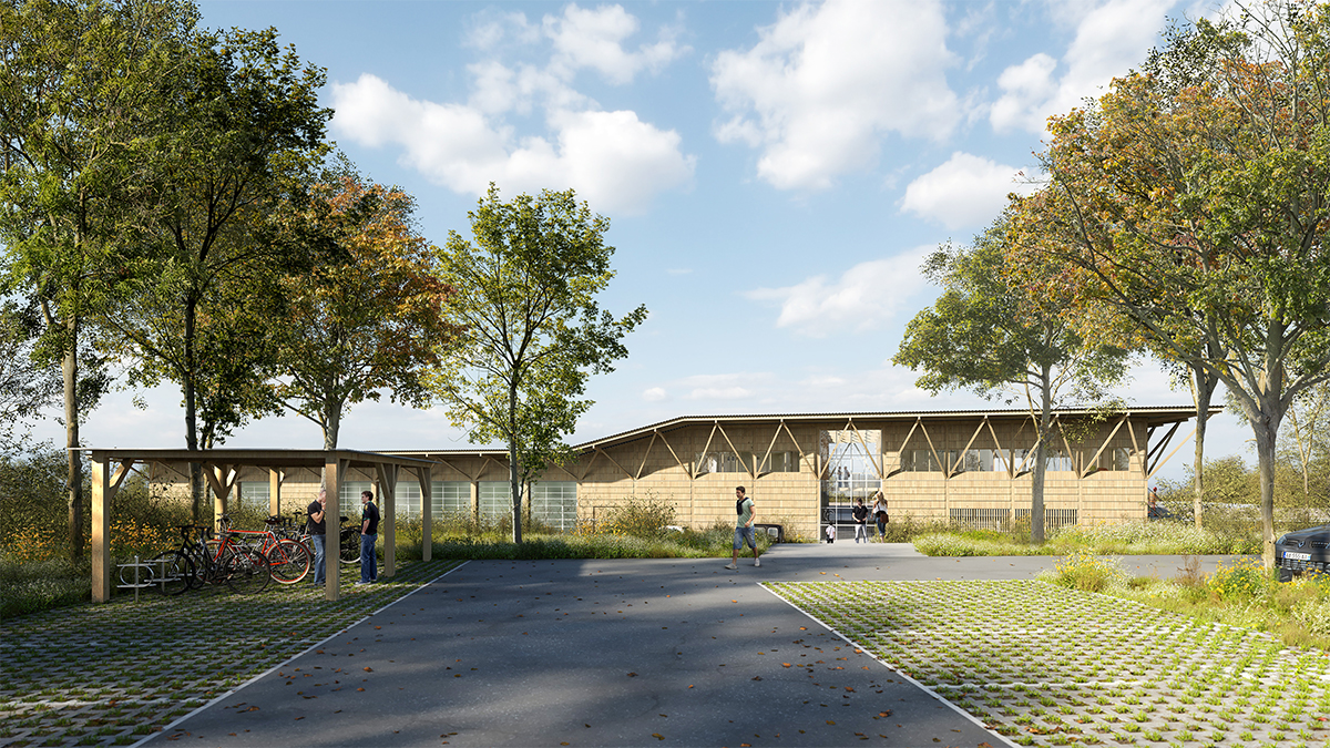 agence d'architecture DLW : proposition pour la construction du centre technique municipal de Pornichet