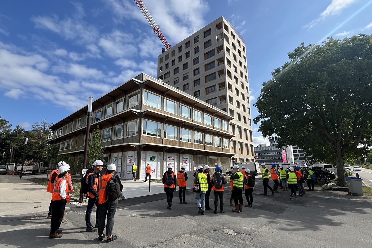 agence DLW : visite de chantiers en cours