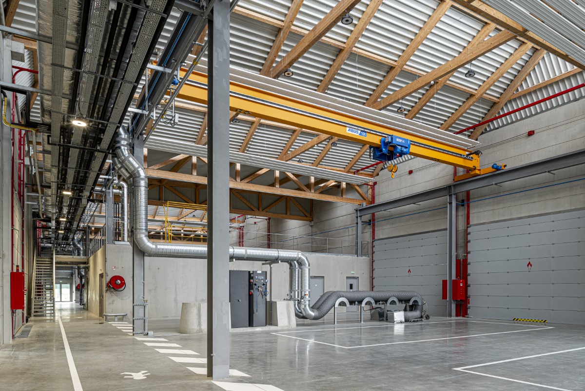 agence d'architecture DLW : projet de construction des infrastructures de soutien technique des véhicules blindés de nouvelles générations (programme Scorpion) à Pamiers