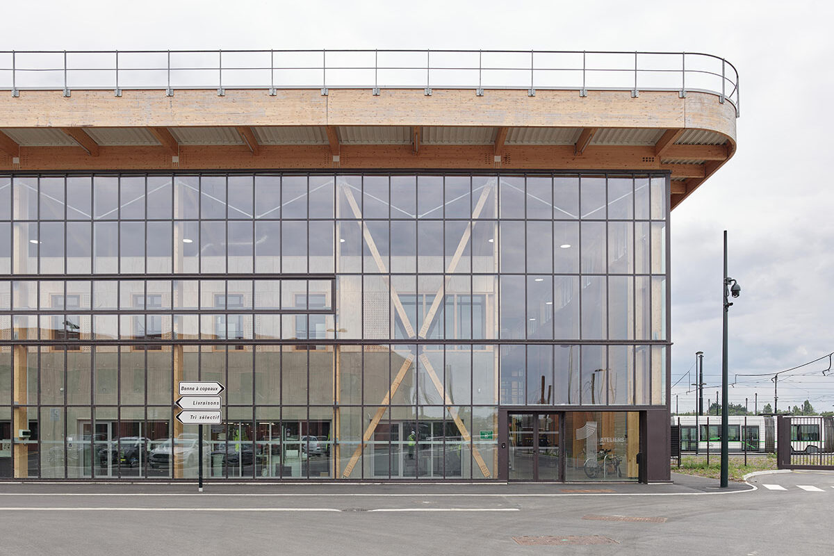 agence d'architecture DLW : projet de construction d'un bâtiment d'enseignement et tertiaire pour l'Institut Public Ocens à Nantes, à destination d’enfants et d’adolescents déficients visuels.