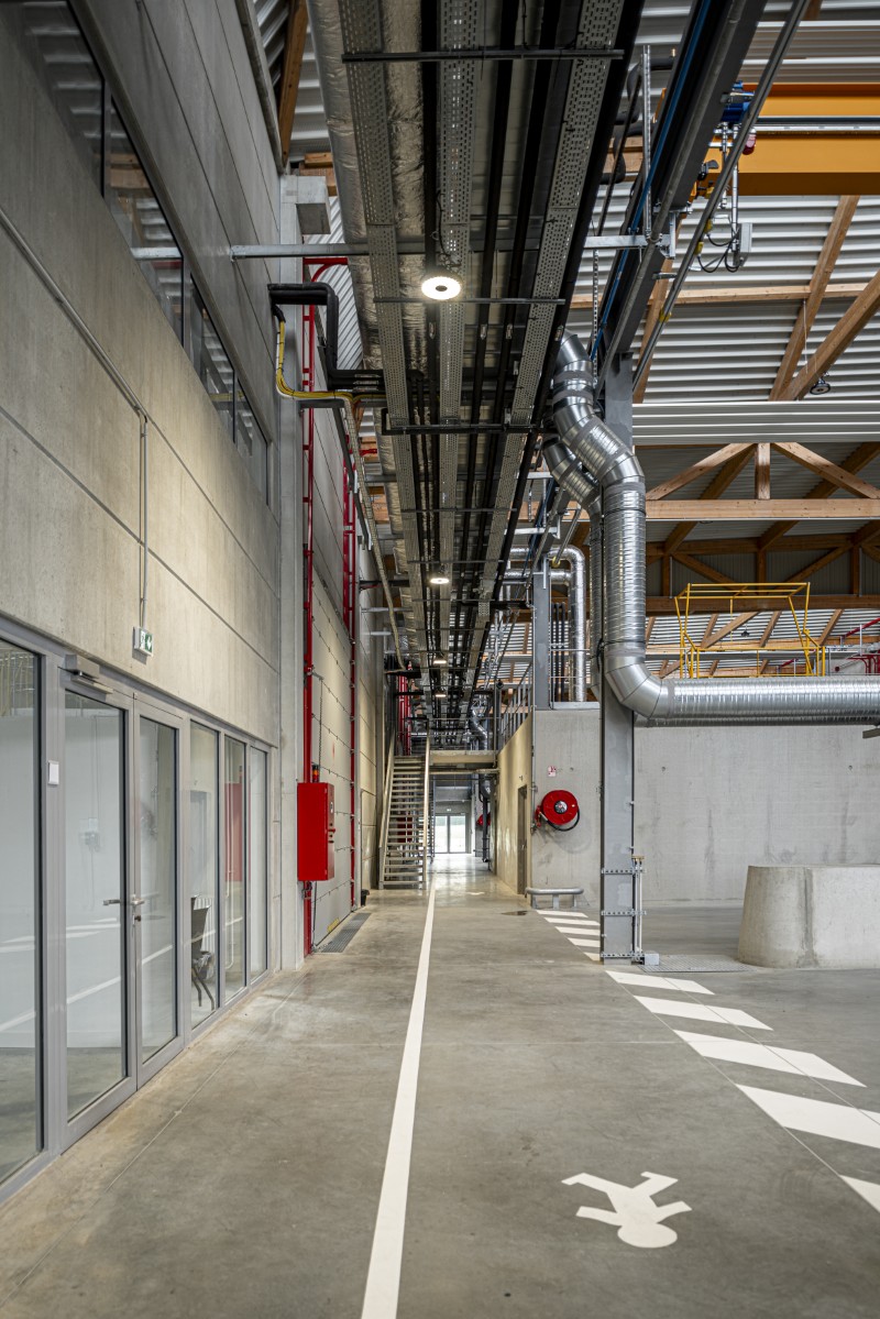 agence d'architecture DLW : projet de construction des infrastructures de soutien technique des véhicules blindés de nouvelles générations (programme Scorpion) à Pamiers